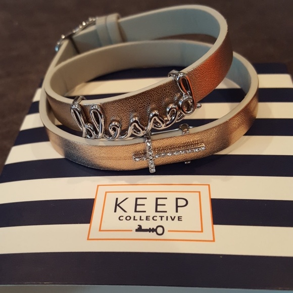 Keep collective wrap leather bracelet - Picture 1 of 3